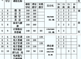 （一）“威胜电子班”教学计划
